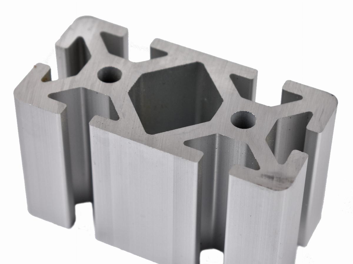 T-spor aluminium profil, 40x80mm, ekstra kraftig